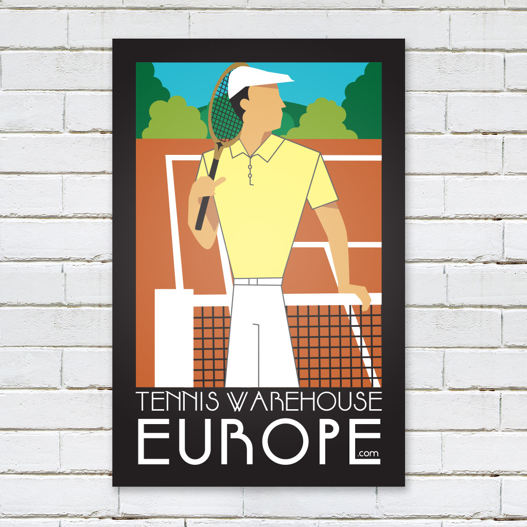 hensynsløs Ballade Klæbrig Tennis Warehouse Europe Poster | M Link Creative