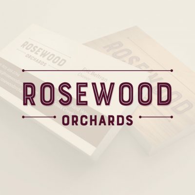 Logo Design for Rosewood Orchards