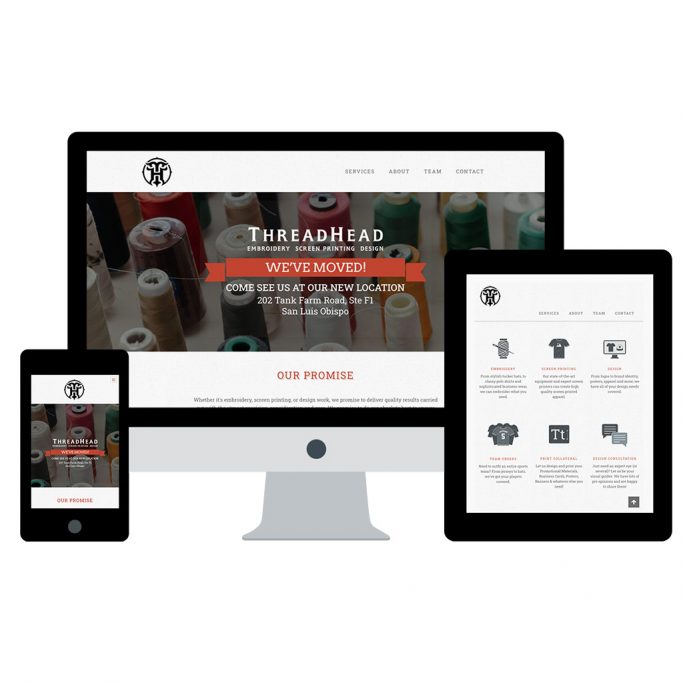 Threadhead Website Design